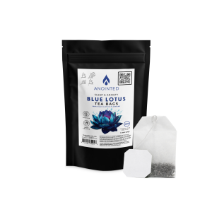 Anointed Brand Blue Lotus Tea Bags for ultimate meditation experiences